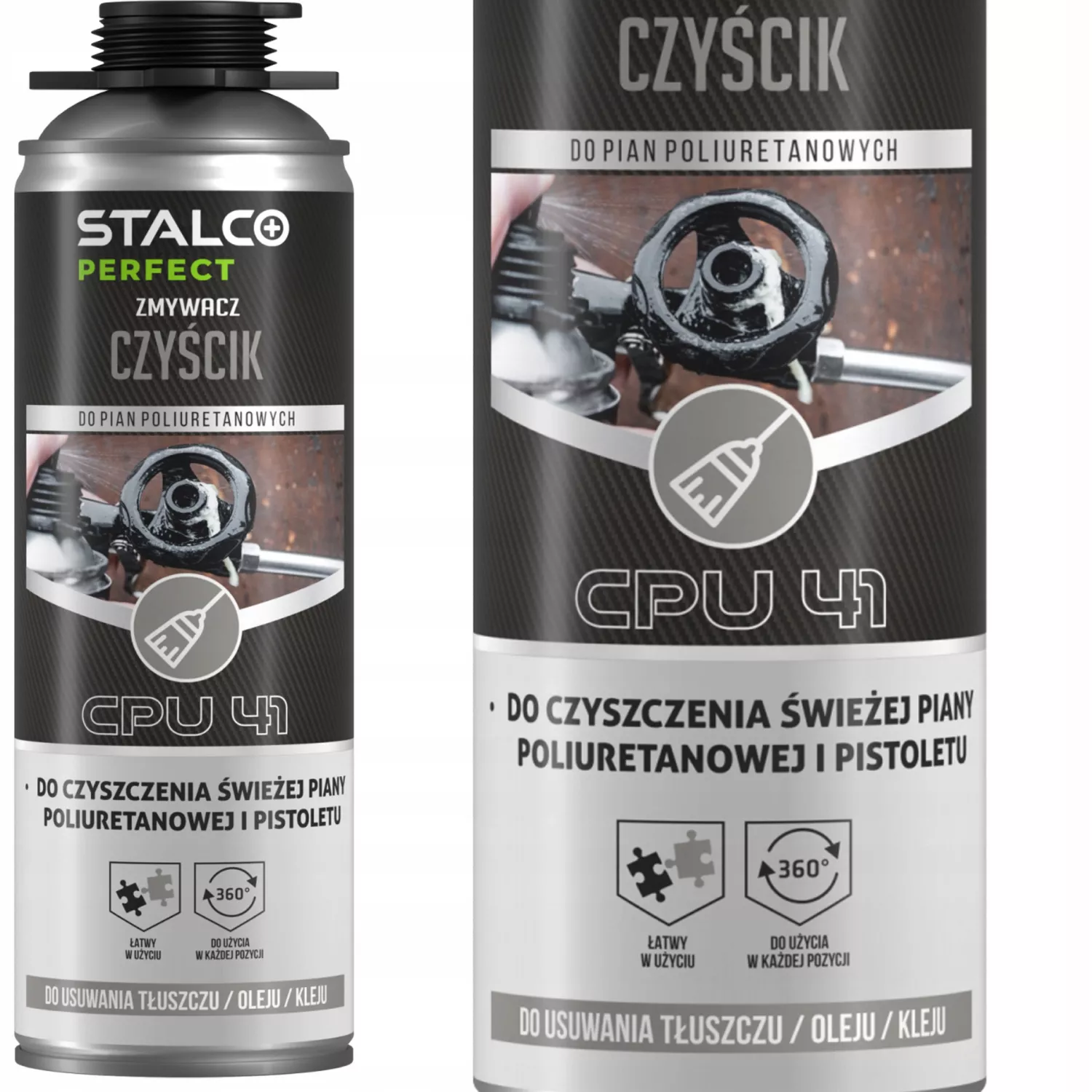 Nádoba čističa montážnych pien Stalco Perfect CPU 41 s objemom 500 ml