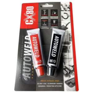 Dve tuby epoxidového lepidla CX-80 Auto Weld po 27 g
