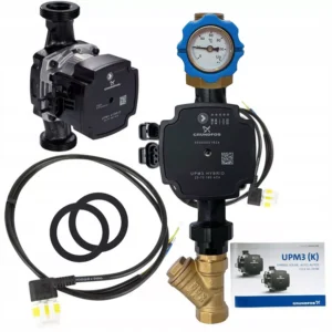 Súprava obehového čerpadla Grundfos UPM3 Hybrid s ventilom, filtrom a tesneniami