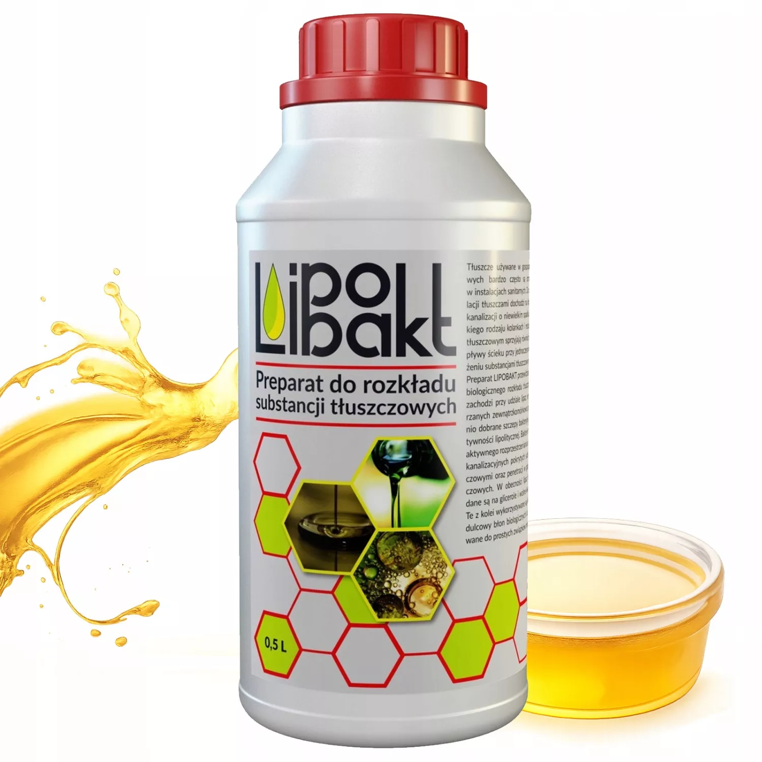 LIPOBAKT enzymatický čistič odpadov pre potrubie zmäkčovača vody