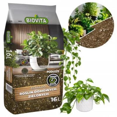 Balenie substrátu BIGOS Biovita 16 l pre zelené izbové rastliny