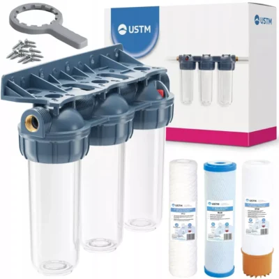 Trojstupňový filtračný set USTM NEO ENTRY 3 s prípojkou 1" a vložkami