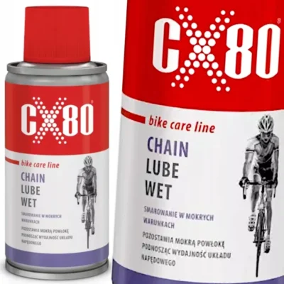 Sprej CX80 Bike Chain Lube Wet 150 ml na mazanie reťaze bicykla