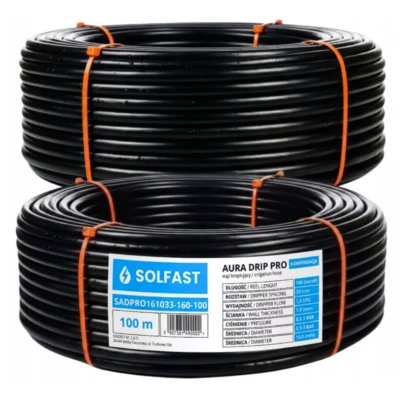 Zvinutá kvapkovacia hadica SOLFAST s priemerom 16 mm pre záhradnú závlahu