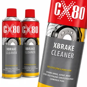 Dve plechovky čističa bŕzd CX80 XBRAKE po 600 ml