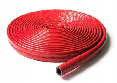 Izolácia na potrubie Thermaflex 6 mm — červená otulina na PEX, 10 m – 15 mm