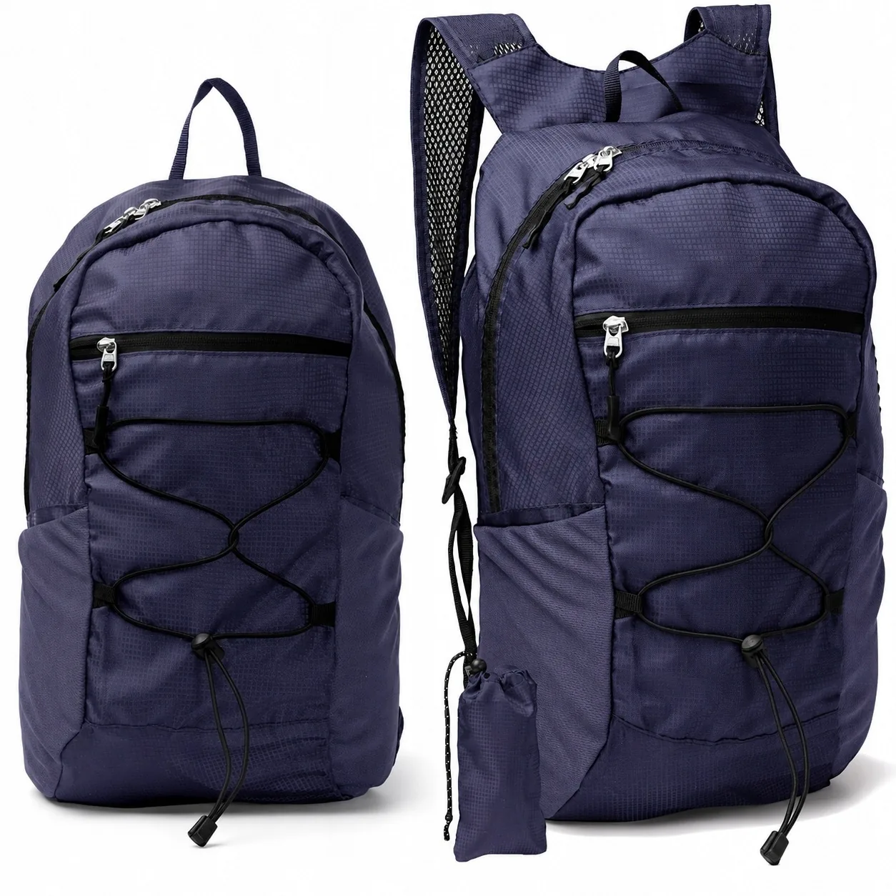 Športový batoh CAPITAN 20 l, RPET Ripstop 420D, tmavomodrý
