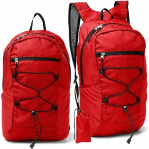 Športový batoh CAPITAN 20 l červený, RPET Ripstop 420D