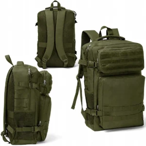 Turistický batoh FRANCIS 36 l, RPET 600D, tmavozelený