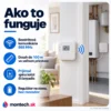Bezdrôtový denný regulátor teploty Salus RT310RF – nástenný, batériový, s prijímačom
