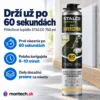 Lepidlo pištoľové superrýchle STALCO 750 ml – bleskové pevné lepenie