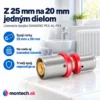 Lisovacia spojka PEX-AL-PEX DIAMOND 25 x 20 mm redukčná