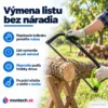 Ručná oblúková píla na drevo Stalco EXP 610 mm