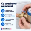 Mosadzný šróbený set na vodomer – 1/2"x3/4" alebo 3/4"x1" (DIAMOND)