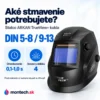Zváračská kukla Stalco ARKAN TrueView+ samostmievacia, 4 senzory