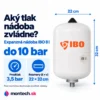 Expanzná nádoba pre úžitkovú vodu (C.W.U.) IBO – 8 l