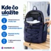 Športový batoh CAPITAN 20 l, RPET Ripstop 420D, tmavomodrý