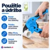 Nožnice na rúry PE/PP/PEX Hydroland, rozsah 3–42 mm