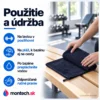 Uterák plážový športový ORLY 145x60 cm tmavomodrý, mikrovlákno 280 g/m²