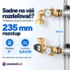 Zmiešavacia skupina DIAMOND 1" bez čerpadla s ventilom ESBE VTA372