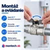 Guľový ventil 1" DN25 mosadzný plnoprietokový s motýlikom DIAMOND