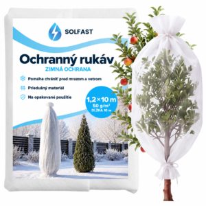 Ochranný rukáv SOLFAST 120 cm × 10 m, 50 g/m² – slovenská ilustračná grafika